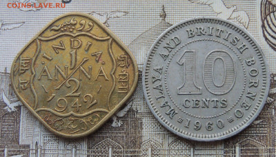Индия (Британская) ½ анна 1942 до 4.02.2026 - малайя и индия.JPG