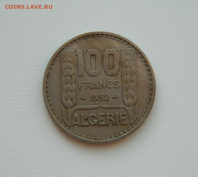 Французский Алжир 100 франков 1952 г.(Крупная)С рубля! до 02 - DSCN0251.JPG
