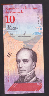 Венесуэла 2018 10 боливаров ( пресс) до 04 02 - 310