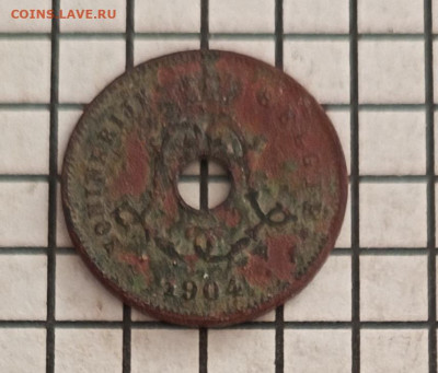Бельгия. 5 сантимов 1904 до 22.00.мск 02.02.26 - белг