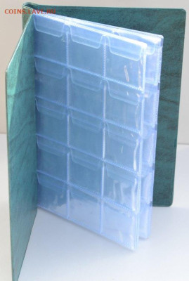 Альбом для монет 125х185 мм, на 120 ячеек - АБ 240-2