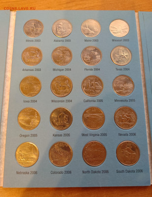 Washington Statehood Series Quarters 1999 - 2009 до 04.02.26 - IMG_20260126_234122