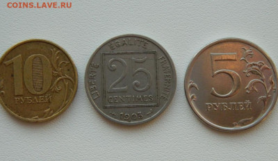 Франция 25 сантимов 1903 г. С рубля! до 05.02.26 - DSCN0435.JPG