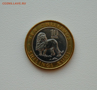 Кения 10 шиллингов 2018 г. (БИМ) Фауна С рубля! до 05.02.26 - DSCN0427.JPG