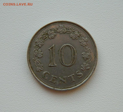 Мальта 10 центов 1972 г. (Парусник) С рубля! до 05.02.26 - DSCN0392.JPG