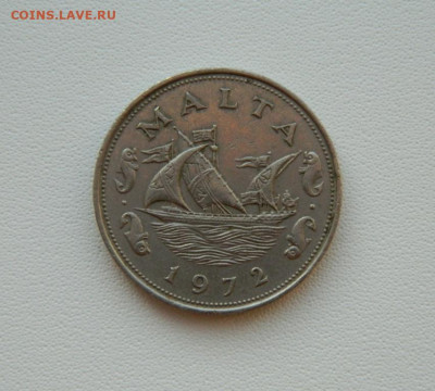 Мальта 10 центов 1972 г. (Парусник) С рубля! до 05.02.26 - DSCN0391.JPG