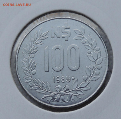 Уругвай 100 новых песо 1989 до 1.02.2026 - 100 новых песо.JPG