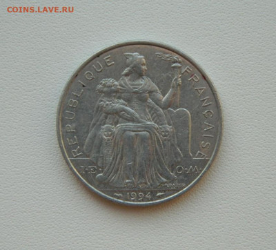 Фр. Новая Каледония 5 франков 1994г.(Фауна)С рубля!до 09.02. - DSCN0356.JPG