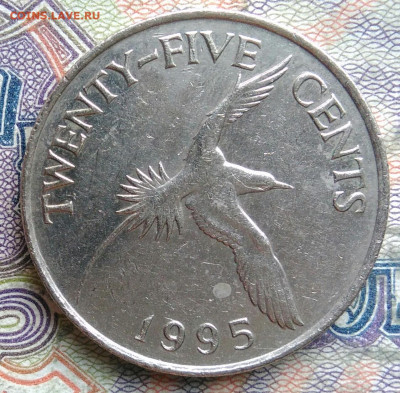 Бермуды 25 центов 1995 года до 09.02.2026 - IMG_20260201_170459
