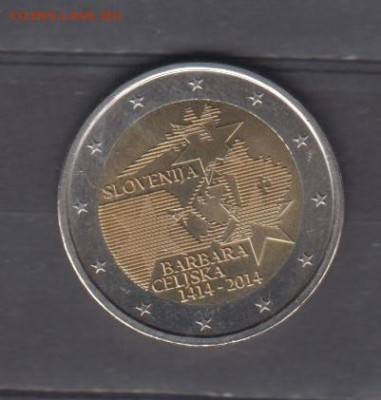 Словения 2014 2е 600 лет воцарению Б Цилли до 08 02 - 93