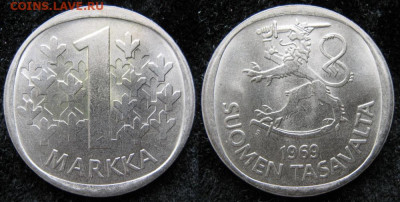 Финляндия 1 марка 1969  до 11-02-26 в 22:00 - Финляндия 1 марка 1969    1271