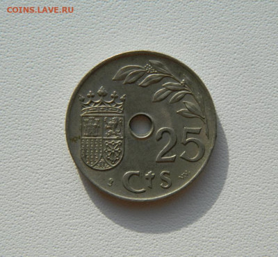 Испания 25 сентимо 1937 г. С рубля! до 10.02.26 - DSCN0536.JPG