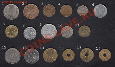 17 иностранных монет - опознание а