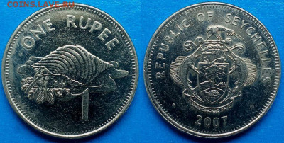 Сейшелы - 1 рупия 2007 года до 12.02 - Сейшелы 1 рупия, 2007   30