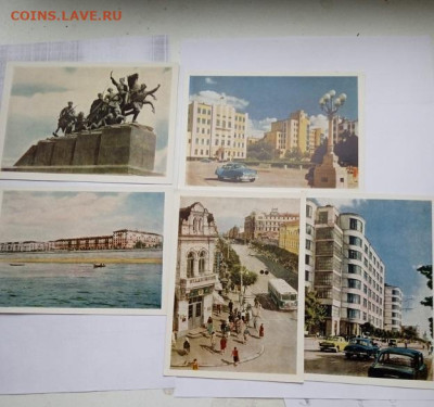 Полный набор открыток г. Куйбышев, 1964 г., цветные - IMG_20260207_140912