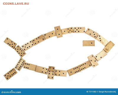 Ассоциация слов. - рыбы-домино-7211582