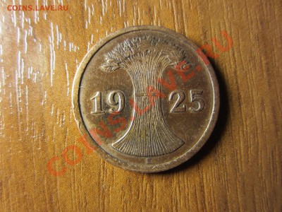 ГЕРМАНИЯ  2 пфеннинга 1925 (E). - IMG_2859