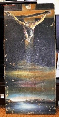 Сальвадор Дали "Иисус святого Иоанна креста"  копия, старая. - Дали Иисус святого Иоанна креста 3.JPG