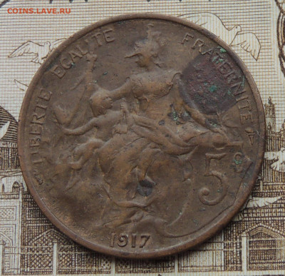 Франция 5 сантимов 1917 до 15.02.2026 - Франция 5 сантимов 1917..JPG