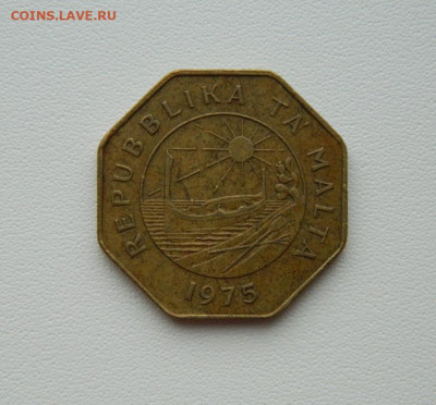 Мальта 25 центов 1975 г. (Лодка) С рубля! до 16.02.26 - DSCN0611.JPG