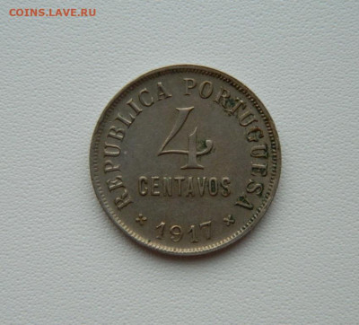 Португалия 4 сентаво 1917 г. С рубля! до 16.02.26 - DSCN0649.JPG