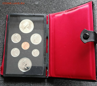 Канада годовой набор 1977-prooflike-с серебряным долларом - 84