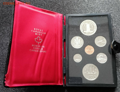Канада годовой набор 1977-prooflike-с серебряным долларом - 83