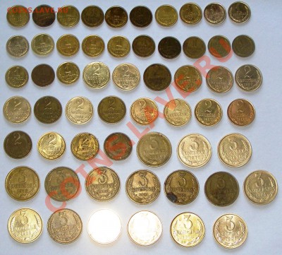 120 монет СССР с 61 - 91гг, от 1 коп до 1 руб, 100 руб, 5.03 - 3.JPG