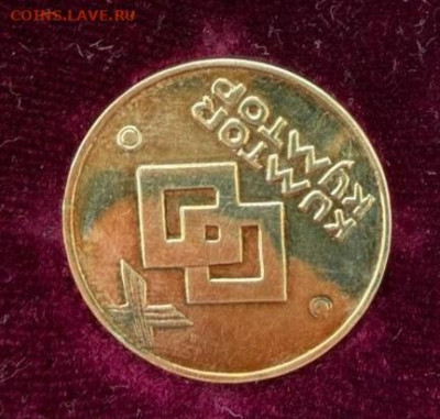 жетон 10 лет Кумтор золото 1992-2002 - WhatsApp Image 2026-01-22 at 16.10.501