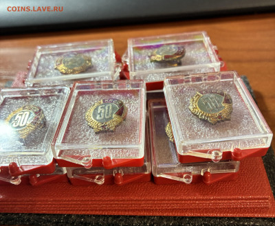 знак 50 лет в КПСС с удостоверением. 10 штук. - IMG_7541