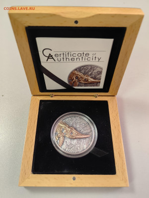 Монголия 500тугр 2017 Эволюция жизни. Ихтиозавр Ag999, до 17 - Ю Эволюция 2017 Ихтиозавр-1