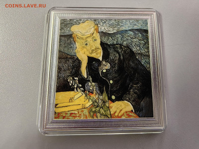 2дол 2016 Ниуэ Портрет доктора Гаше Ван Гог, Ag999, до 18.02 - Ю Гаше-2