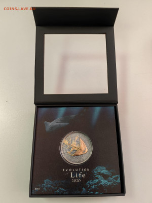 Монголия 500туг 2020 Эволюция жизни Диплокаулус Ag999, до 19 - Ю Эволюция 2020 Диплокаус-1