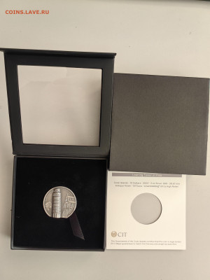 О-ва Кука 10долл 2022 Пизанская башня, 2OZ, Ag999, до 19.02 - Ю Пизанская башня-5