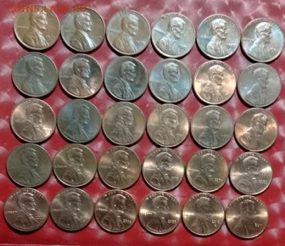 США 1 цент 30 монет Фикс 13.02.2026 - США 1 Цент 30шт 23.04.24 зап А