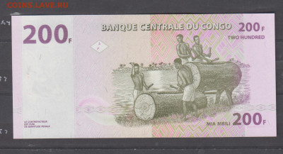 Конго 2022 200 франков пресс  до 19 02 - 289