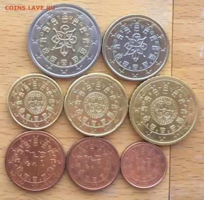 набор евро Португалия 2002 UNC - nabor_evro_portugalija_2002_bimetall_2_1_evro_50_20_10_5_2_evrocent