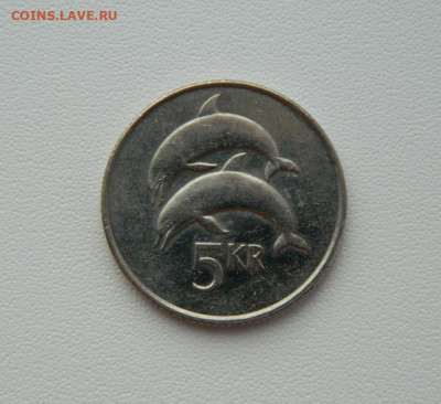 Исландия 5 крон 1996 г. (Фауна) С рубля! до 19.02.26 - DSCN1048.JPG