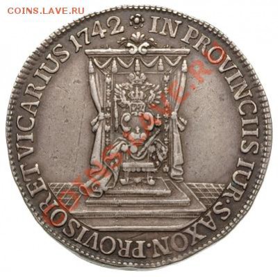 Полуталер 1742 Август 3 - WCN 49_0495r