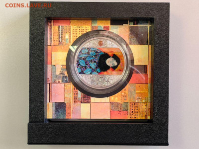 500фр 2024 Камерун Климт - Иоганна Штауде, Ag999, до 22.02 - Ц Климт Штрауде-3