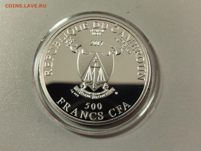 500фр 2017 Камерун Гоген. Когда свадьба, Ag999, до 24.02 - ю Камерун Замуж-3