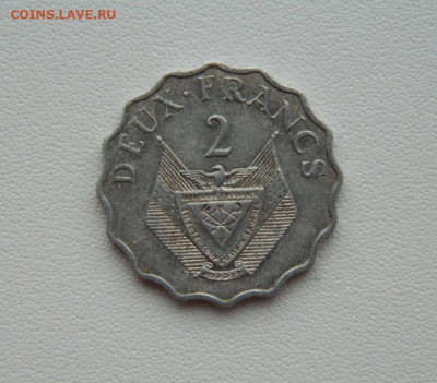 Руанда 2 франка 1970 г. (Юбилейная) ФАО С рубля! до 24.02.26 - DSCN0966.JPG