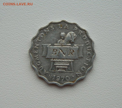 Руанда 2 франка 1970 г. (Юбилейная) ФАО С рубля! до 24.02.26 - DSCN0965.JPG