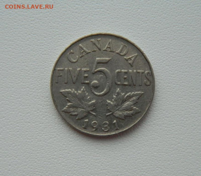 Канада 5 центов 1931 г. С рубля! до 24.02.26 - DSCN1039.JPG