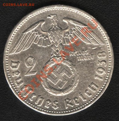 блиц-аук 2 рейхсмарки 1938 до 02.03.2012 22:00 Мск - 1