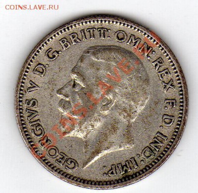 Ag Великобритания 6 пенсов 1935 до 05.03-22ч (1155) - img823