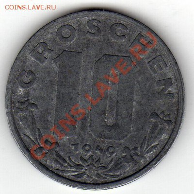 Австрия 10 грошей 1949 до 05.03-22ч (1764) - img862