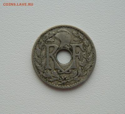 Франция 10 сантимов 1922 г. С рубля! до 26.02.26 - DSCN1342.JPG