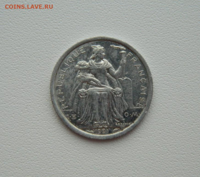 Фр. Новая Каледония 1 франк 1991 г. (Фауна)С рубля!до 26.02. - DSCN1359.JPG