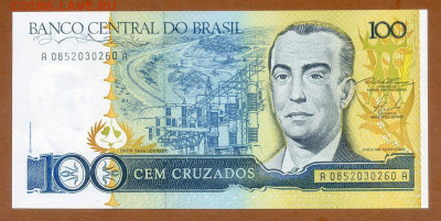 Бразилия 100 крузадо 1986 UNC до 26.02. - Бразилия_100крузадо-1986_UNC_лицо